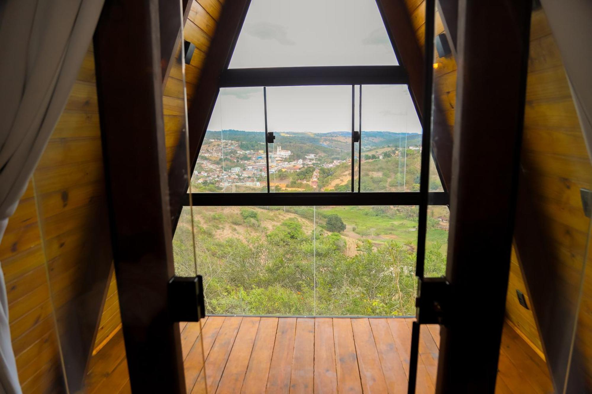 Chales Alta Vista Bananeiras Bagian luar foto